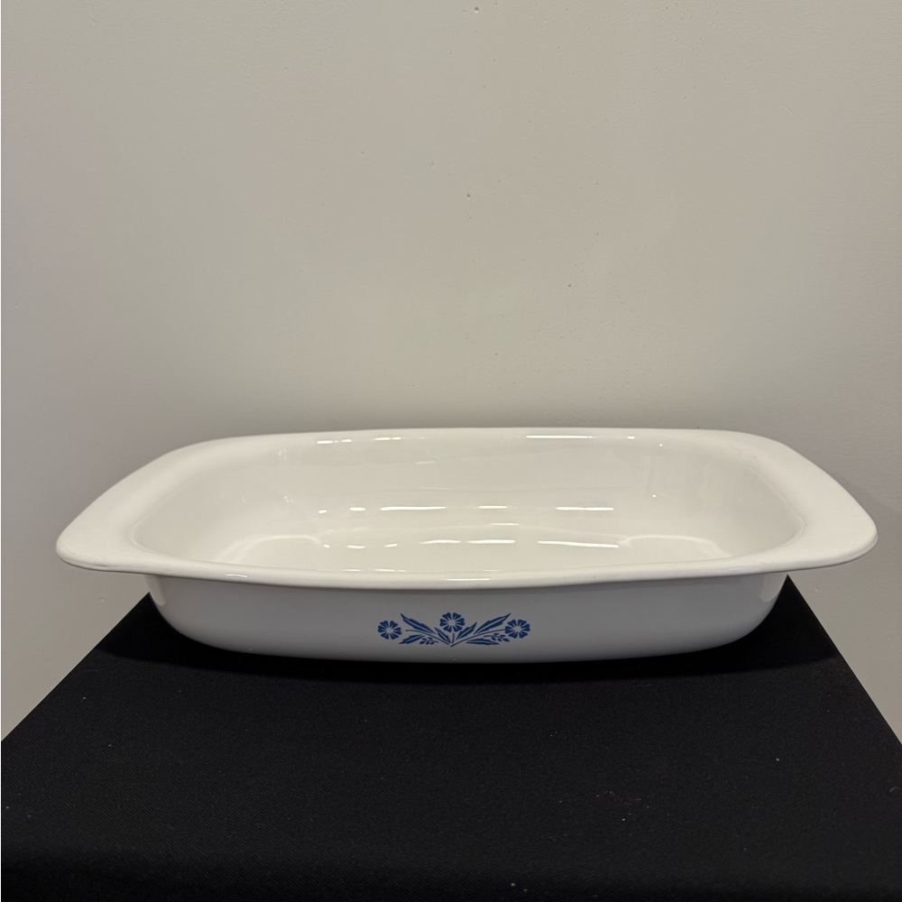 Corning Ware blue cornflower roaster P-21 - Picture 3 of 5